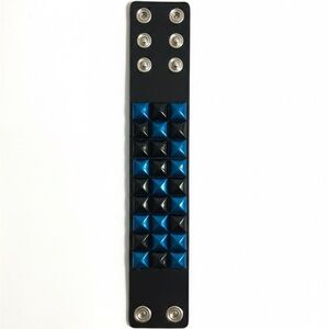 Black and Blue Studded Bracelet
